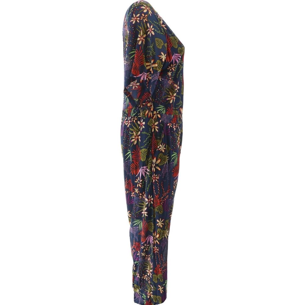 Curations Printed Knit Jumpsuit Navy Multi 6992530 - Picture 7 of 8